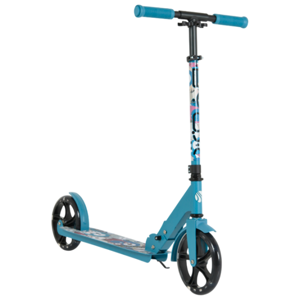 Trotinetă pentru copii cu două roți Moni Monster (MT.124639) Blue 6 ani, 100 kg, Din PU photo 1