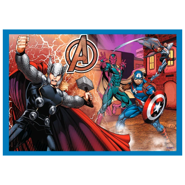 Puzzle Trefl Avengers (37459) Количество деталей: 207, Рекомендуемый возраст: 4+ photo 2
