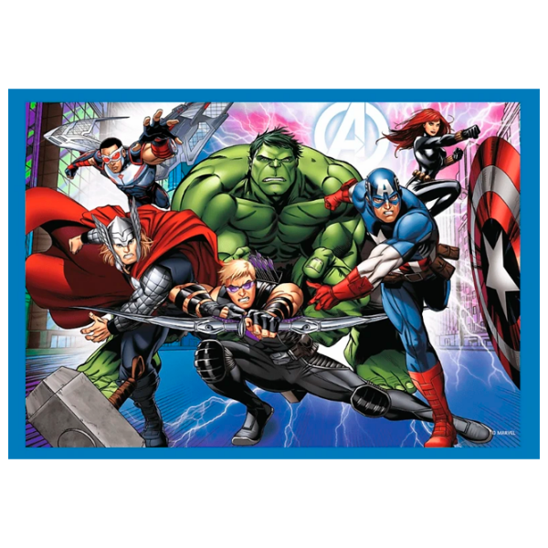 Puzzle Trefl Avengers (37459) Количество деталей: 207, Рекомендуемый возраст: 4+ photo 4