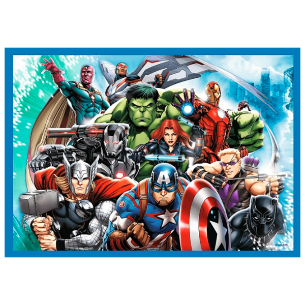 Puzzle Trefl Avengers (37459) Количество деталей: 207, Рекомендуемый возраст: 4+ photo 5