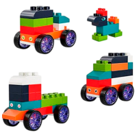 Constructor ChiToys Mașinele Multicolor Numărul de piese 17, 3+