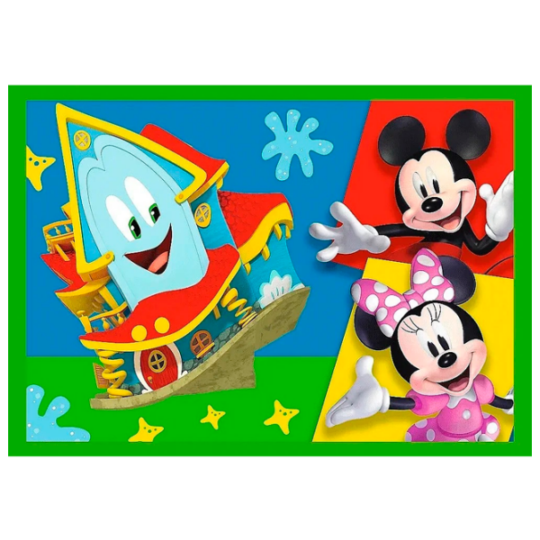 Puzzle Trefl Mickey Mouse (34616) Количество деталей: 69, Рекомендуемый возраст: 4+ photo 1