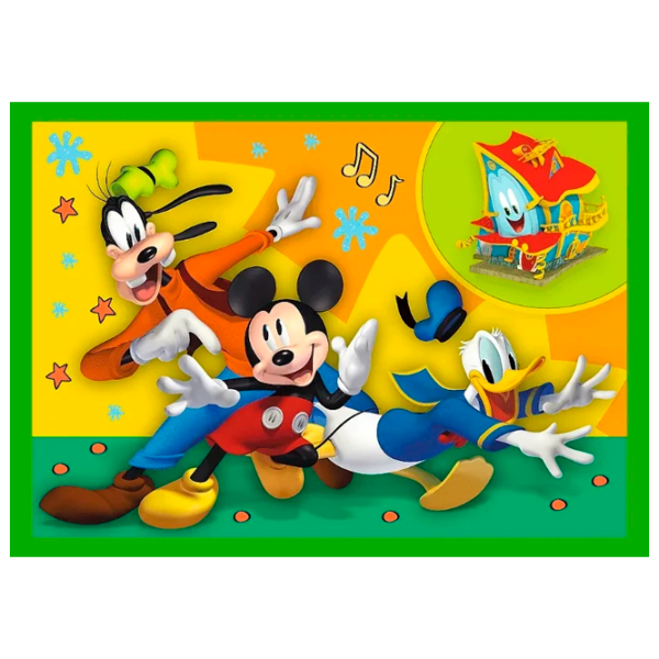 Puzzle Trefl Mickey Mouse (34616) Количество деталей: 69, Рекомендуемый возраст: 4+ photo 3