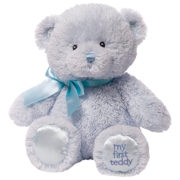 Мягкая игрушка Gund Animals My First Teddy 6055511 Синий 0+ photo 1