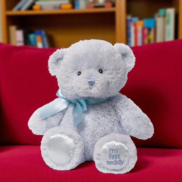 Мягкая игрушка Gund Animals My First Teddy 6055511 Синий 0+ photo 4
