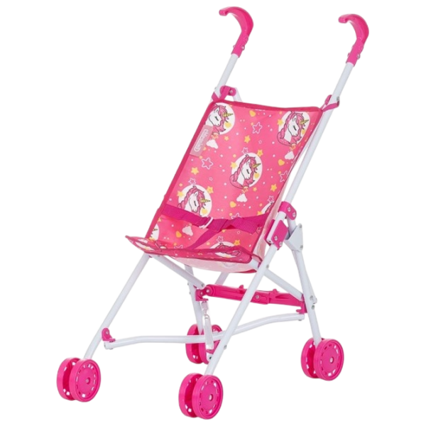 Cărucior pentru păpuși Chipolino Lily Unicorns Pentru plimbare KZKLL02403UN 3+ photo 1