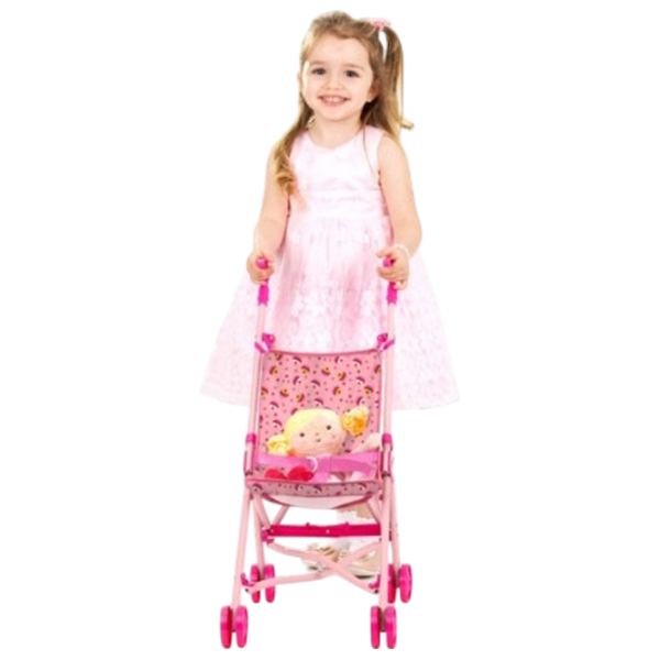 Cărucior pentru păpuși Chipolino Lily Unicorns Pentru plimbare KZKLL02403UN 3+ photo 2