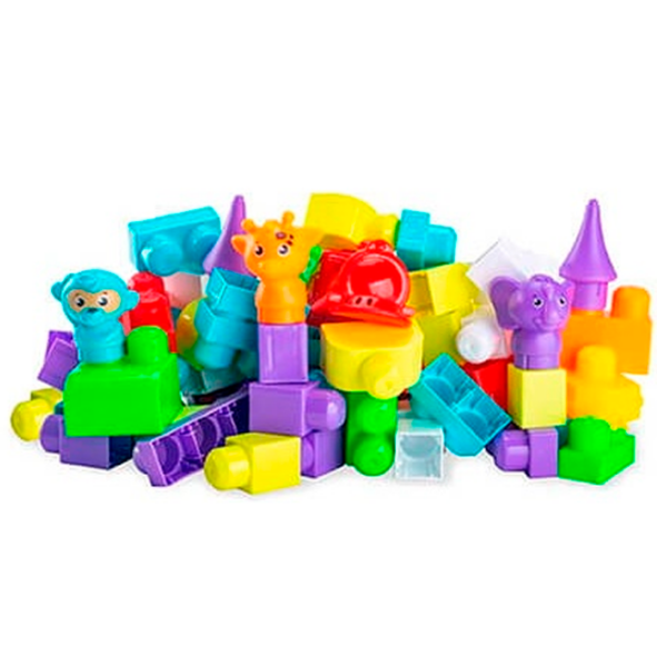 Constructor Josca Blocks Multicolor Numărul de piese 82, 3+ photo 2