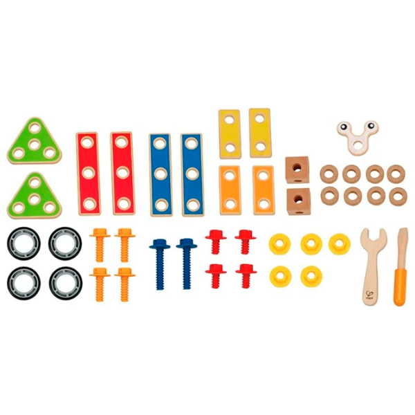 Constructor Hape Basic Builder Set Brown Numărul de piese 43, 3+ photo 3