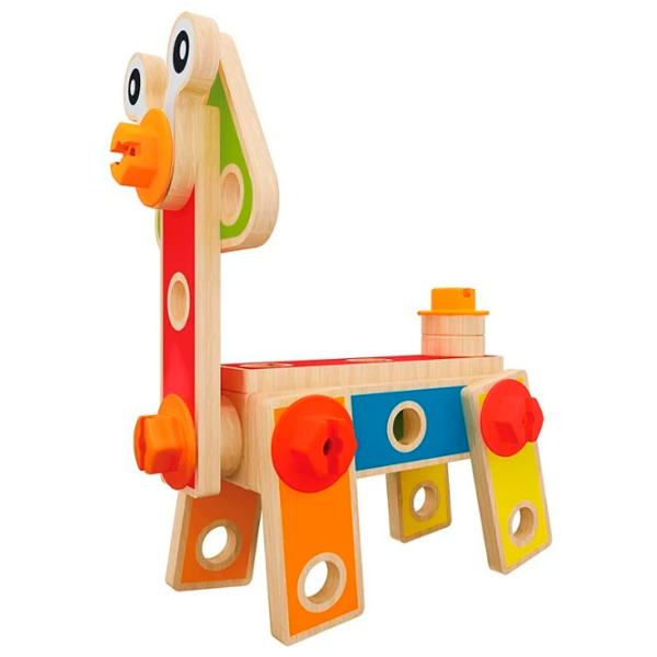 Constructor Hape Basic Builder Set Brown Numărul de piese 43, 3+ photo 4
