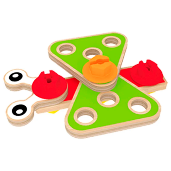 Constructor Hape Basic Builder Set Brown Numărul de piese 43, 3+ photo 6