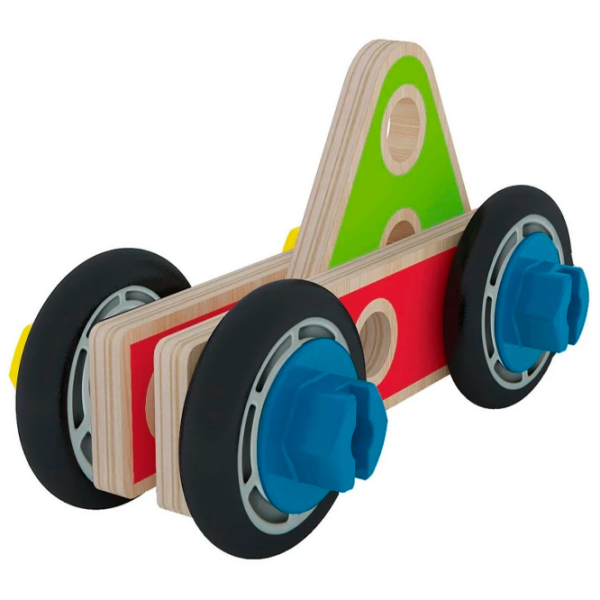 Constructor Hape Basic Builder Set Brown Numărul de piese 43, 3+ photo 7