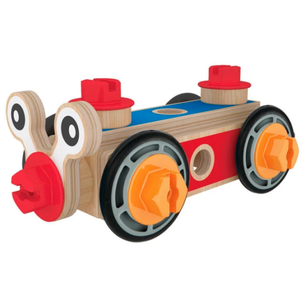 Constructor Hape Basic Builder Set Brown Numărul de piese 43, 3+ photo 9