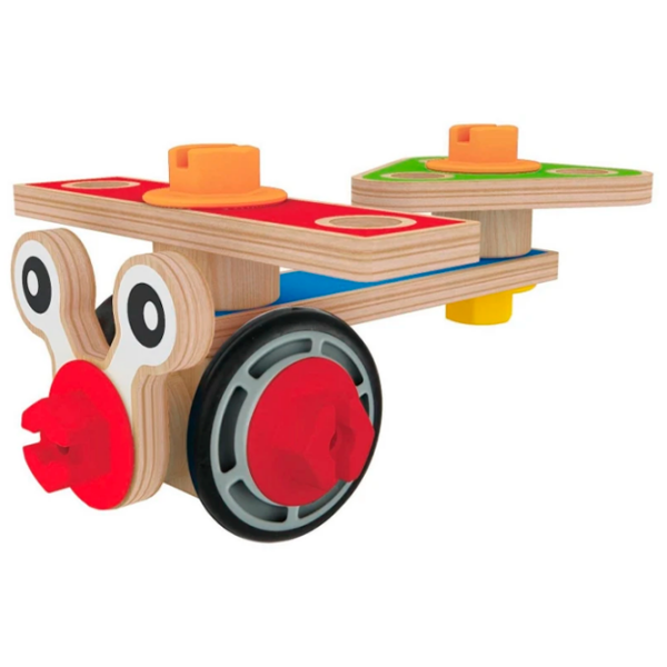 Constructor Hape Basic Builder Set Brown Numărul de piese 43, 3+ photo 10