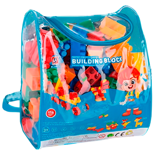 Constructor ChiToys Building Blocks Multicolor Numărul de piese 116, 3+ photo 1