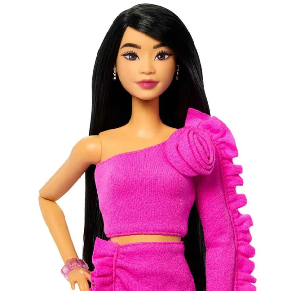 Păpușă Barbie Sparkly Prosthetic Leg model HYV26 3+ photo 3