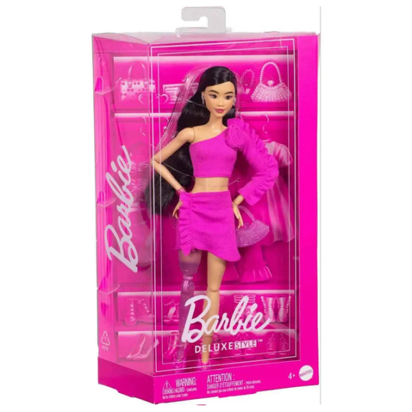Păpușă Barbie Sparkly Prosthetic Leg model HYV26 3+ photo 6