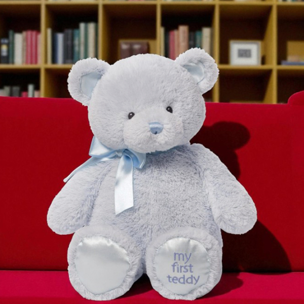 Мягкая игрушка Gund Animals My First Teddy 6048628 Синий 3+ photo 5