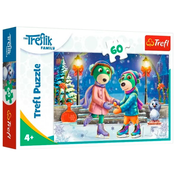 Puzzle Trefl Trefliks (17383) Количество деталей: 60, Рекомендуемый возраст: 4+ photo 1