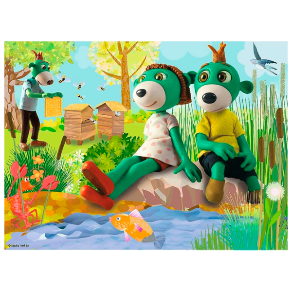 Puzzle Trefl Trefliki (18265) Количество деталей: 30, Рекомендуемый возраст: 3+ photo 1