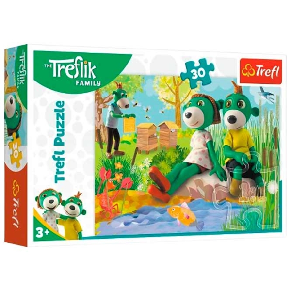 Puzzle Trefl Trefliki (18265) Количество деталей: 30, Рекомендуемый возраст: 3+ photo 2