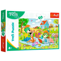 Puzzle Trefl Trefliki (17394) Количество деталей: 60, Рекомендуемый возраст: 3+