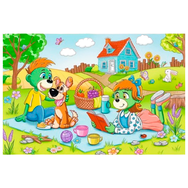 Puzzle Trefl Trefliki (17394) Количество деталей: 60, Рекомендуемый возраст: 3+ photo 2