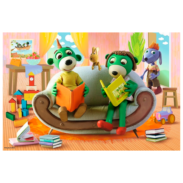 Puzzle Trefl Trefliki (17345) Количество деталей: 60, Рекомендуемый возраст: 3+ photo 1