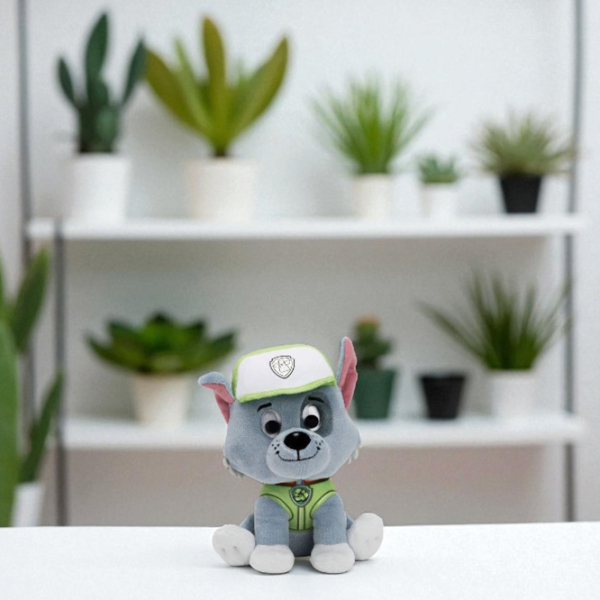 Jucărie moale ChiToys Paw Patrol Rocky 6058442 Gray 3+ photo 5