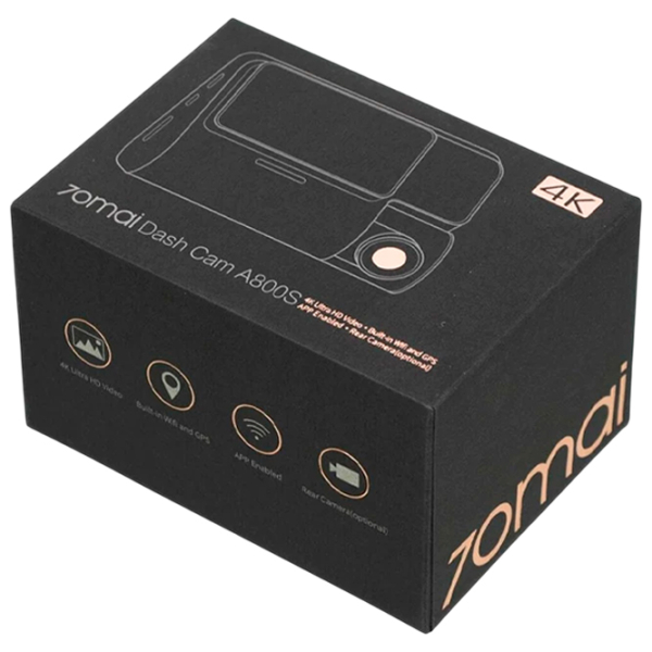 Cameră Auto 70mai A800S Black Sony IMX415/ Black photo 5