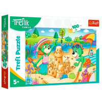 Puzzle Trefl Trefliki (16470) Количество деталей: 100, Рекомендуемый возраст: 5+