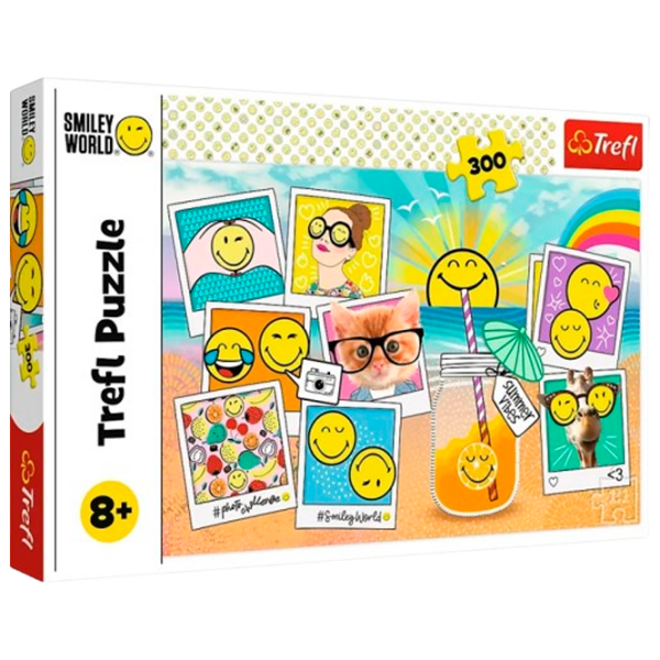 Puzzle Trefl Smiley on vacation (23019) Количество деталей: 300, Рекомендуемый возраст: 5+ photo 2
