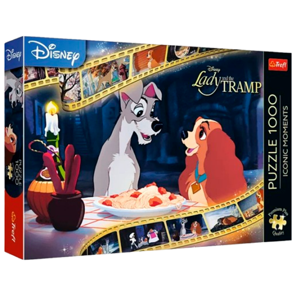Puzzle Trefl Lady and the Tramp (10830) Количество деталей: 1000, Рекомендуемый возраст: 10+ photo 1