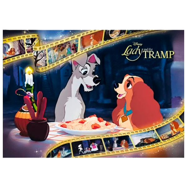 Puzzle Trefl Lady and the Tramp (10830) Количество деталей: 1000, Рекомендуемый возраст: 10+ photo 3