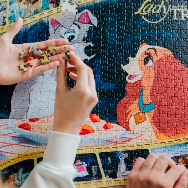 Puzzle Trefl Lady and the Tramp (10830) Количество деталей: 1000, Рекомендуемый возраст: 10+ photo 5