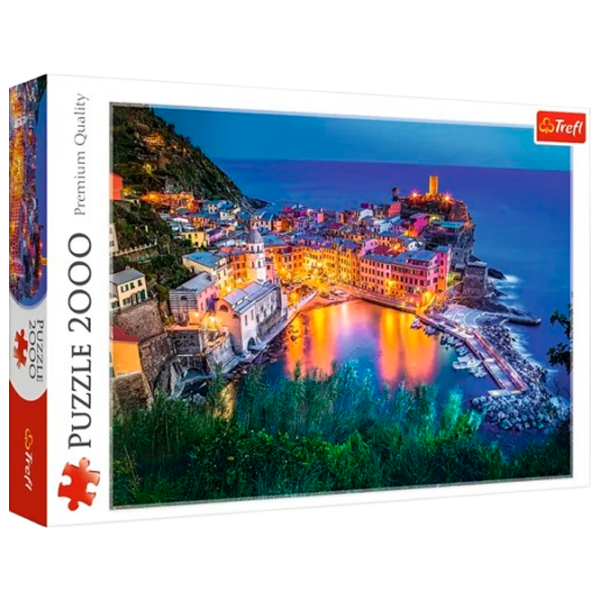 Puzzle Trefl Vernazza at Dusk (27086) Количество деталей: 2000, Рекомендуемый возраст: 15+ photo 1