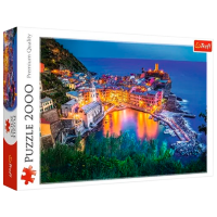 Puzzle Trefl Vernazza at Dusk (27086) Количество деталей: 2000, Рекомендуемый возраст: 15+