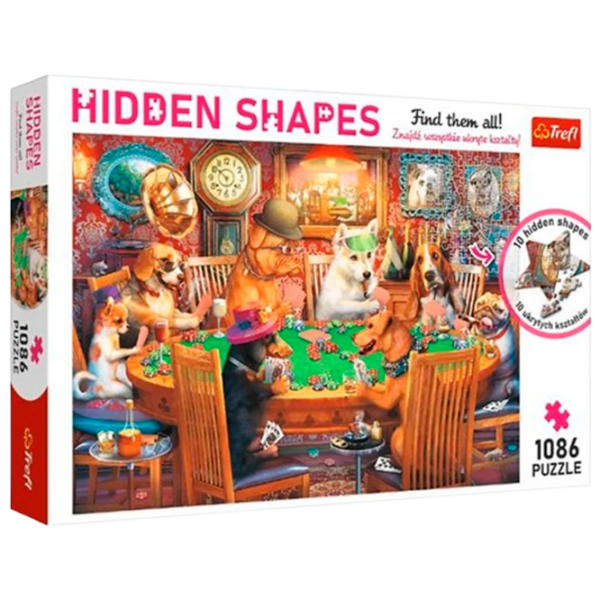 Puzzle Trefl Game night (107494) Количество деталей: 1086, Рекомендуемый возраст: 12+ photo 1