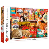 Puzzle Trefl Cat treats (10630) Количество деталей: 1000, Рекомендуемый возраст: 10+