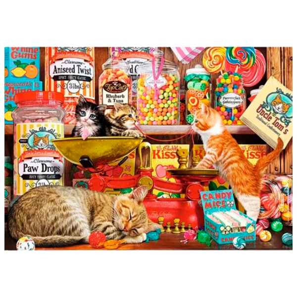 Puzzle Trefl Cat treats (10630) Количество деталей: 1000, Рекомендуемый возраст: 10+ photo 2