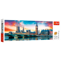 Puzzle Trefl Big Ben and Palace of Westminster, London (295078) Количество деталей: 500, Рекомендуемый возраст: 9+