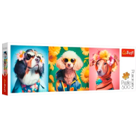 Puzzle Trefl Dog Fashion Week (29517) Количество деталей: 500, Рекомендуемый возраст: 9+