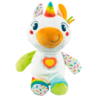 Мягкая игрушка Clementoni Animals My Little Unicorn 17846 Белый 3+