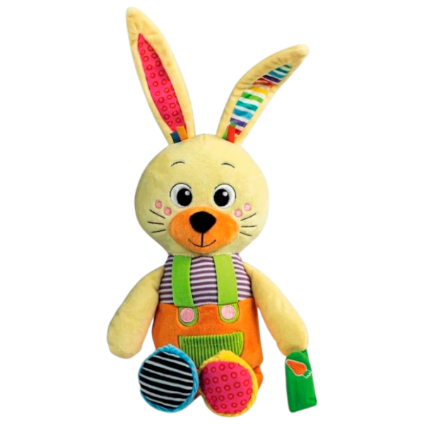 Jucărie moale Clementoni Animals My Little Bunny 17760 Yellow 3+ photo 1