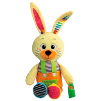 Jucărie moale Clementoni Animals My Little Bunny 17760 Yellow 3+