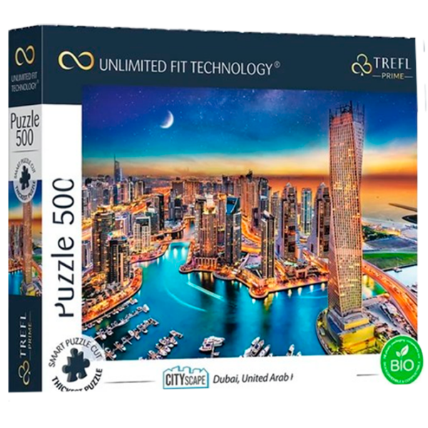 Puzzle Trefl Dubai (37455) Количество деталей: 500, Рекомендуемый возраст: 9+ photo 2