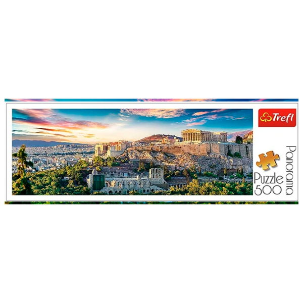 Puzzle Trefl Panorama "Acropolis, Athena (29503) Количество деталей: 500, Рекомендуемый возраст: 9+ photo 2