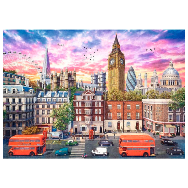Puzzle Trefl Around London (45010) Количество деталей: 4000, Рекомендуемый возраст: 10+ photo 2