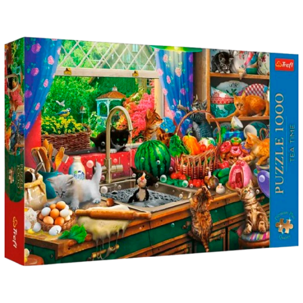 Puzzle Trefl Cats (10839) Количество деталей: 1000, Рекомендуемый возраст: 10+ photo 1