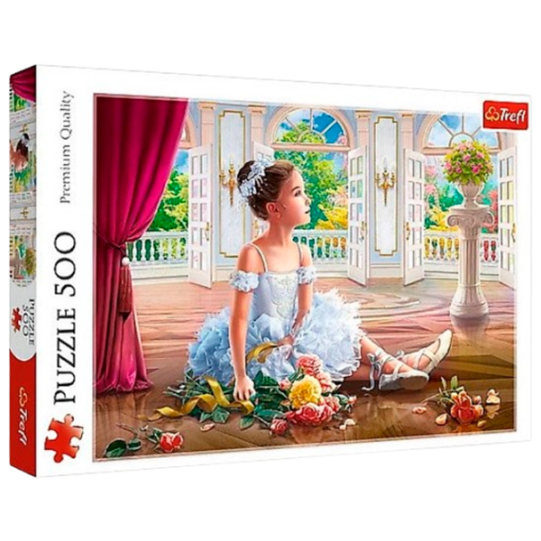 Puzzle Trefl Little ballerina (37351) Количество деталей: 500, Рекомендуемый возраст: 10+ photo 1